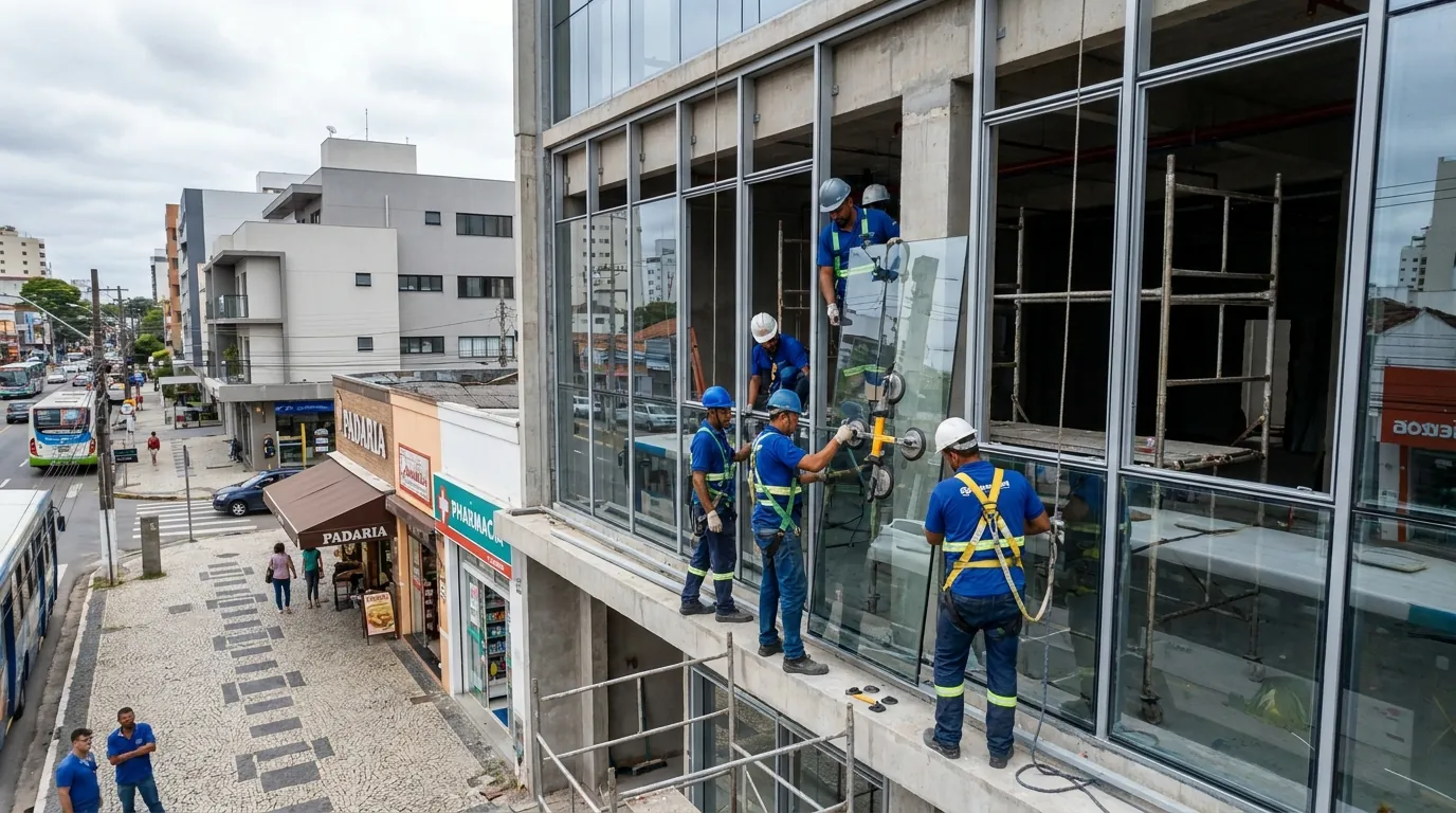 Troca Técnica de Vidros em Santos‑SP