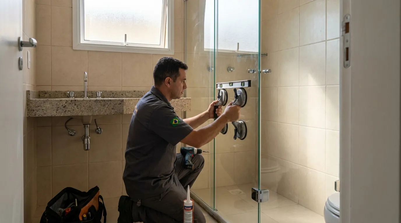 Manutenção e Reparo de Box de Vidro em Santos‑SP