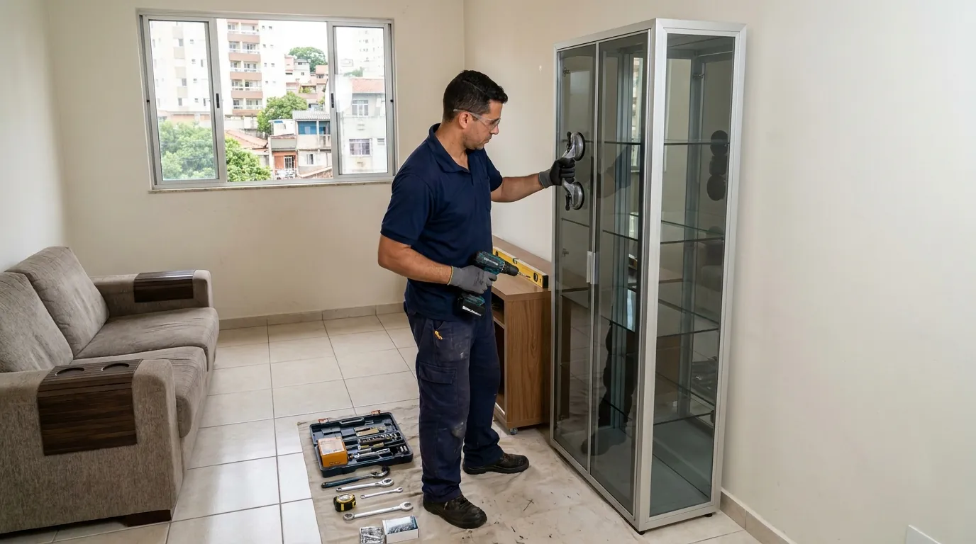 Móveis planejados em vidro em Santos