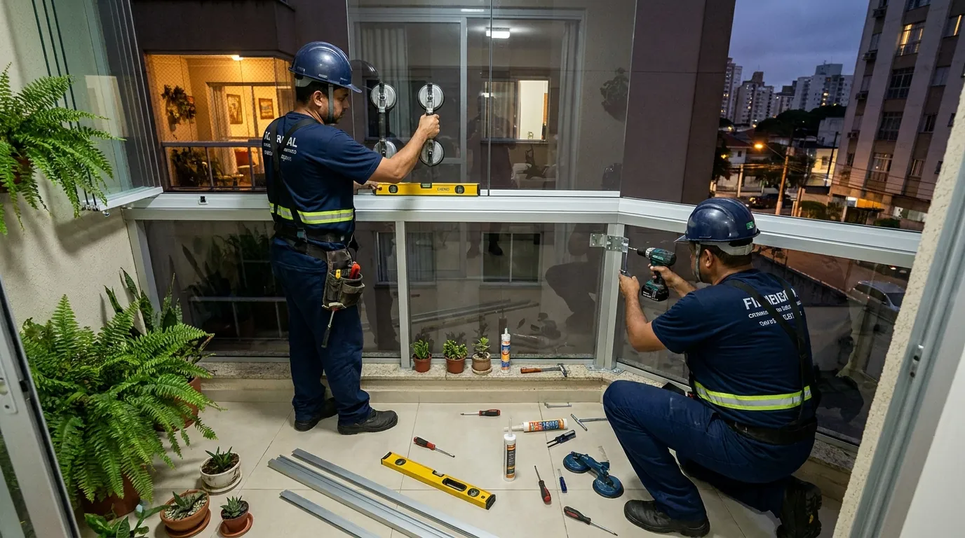 Troca de Vidros e Componentes em Santos‑SP